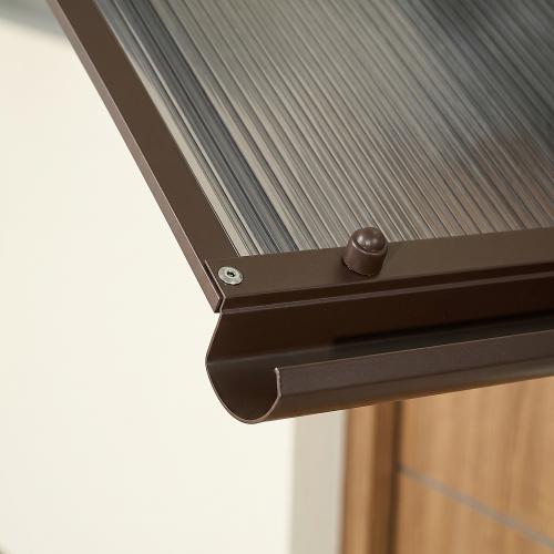 bejárati előtető LANITPLAST ARCUS 160/70 barna