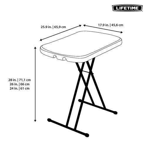 kis asztal 66 cm LIFETIME 80251