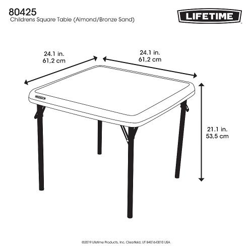 gyermekasztal 61 cm LIFETIME 80425 