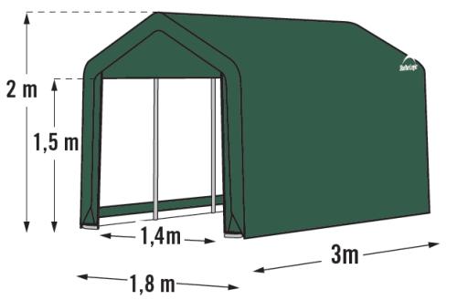 ponyva pavilon 1,8x3,0 m - 70471EU