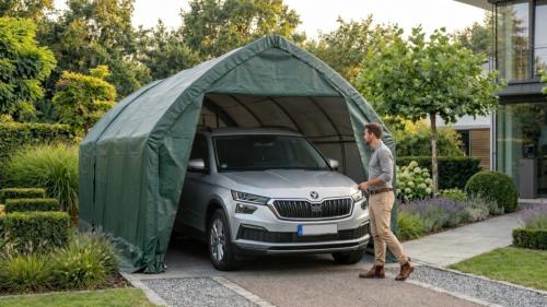 ponyva garázs 3,9x6,1 m - 62730EU