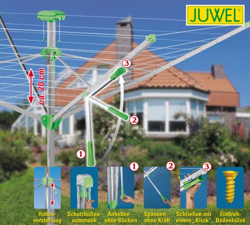 ruhaszárító JUWEL NOVAPLUS 600 LIFT