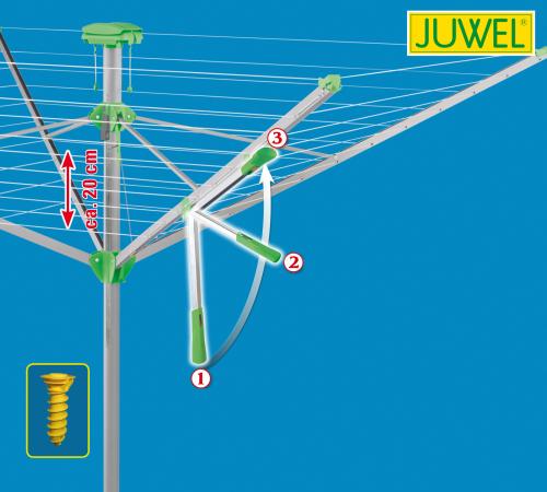 ruhaszárító JUWEL NOVAPLUS 600 LIFT