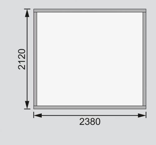 fából készült kerti ház KARIBU ASKOLA 3 (82902) terragrau