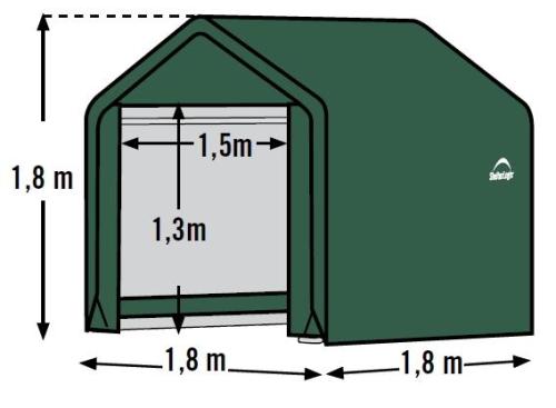tartalék vitorla - ponyva pavilon 1,8x1,8 m (70417EU)