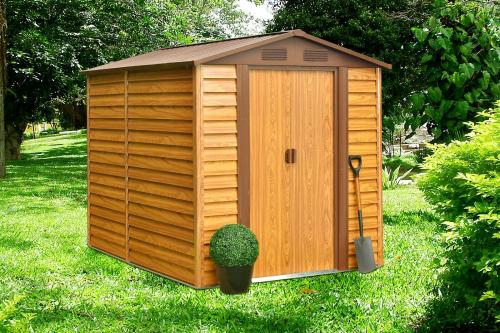 fém kerti ház LANITPLAST MAXTORE WOOD 86