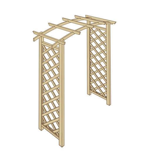 pergola egy rózsán LANITPLAST S7011