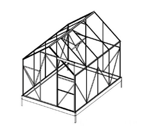 náhradné presklenie pre skleník LANITPLAST PLUGIN 6x8 PC 4 mm