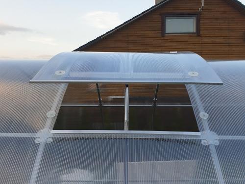 tetőablak íves üvegházhoz LANITPLAST TIBERUS 4/6 mm