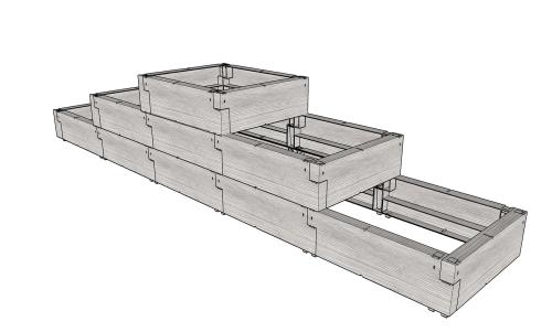 magaságyás JUWEL TIMBER ERGOLINE StepOne