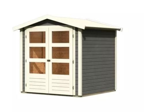 drevený domček KARIBU AMBERG 2 (9221) terragrau