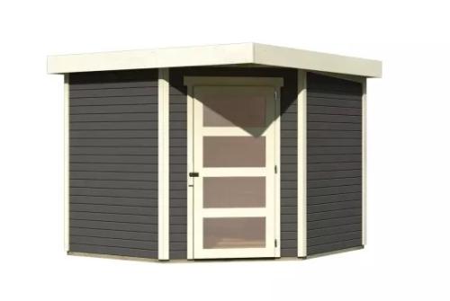 drevený domček KARIBU SCHWANDORF 5 (73471) terragrau