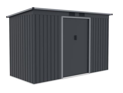 plechový domček LANITPLAST HALLE 94 ANTRACIT