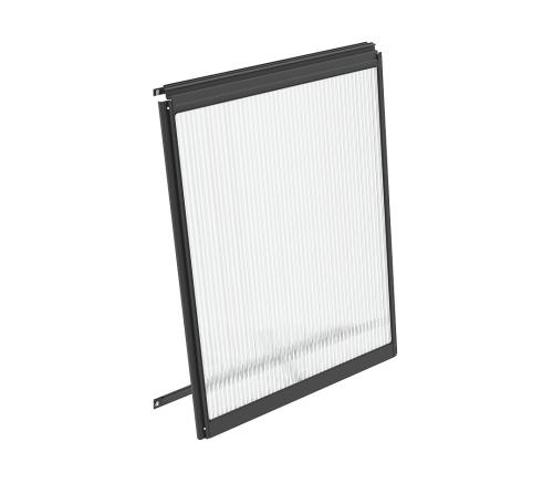 fali szellőző ablak fekete VITAVIA V típus (40000608) PC 6 mm