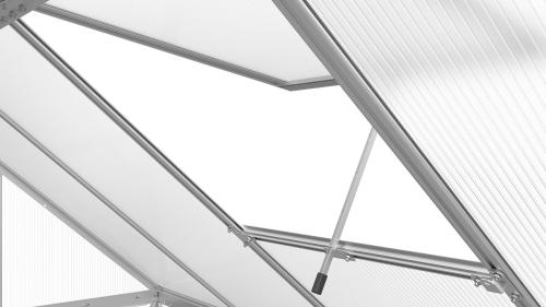 üvegház LANITPLAST SARANA 6x8 PC 4 mm ezüst színű