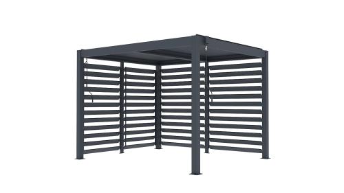 oldalsó lamella képernyő 2,5 m LANITPLAST BIOCLIMATIC BASIC pergolához