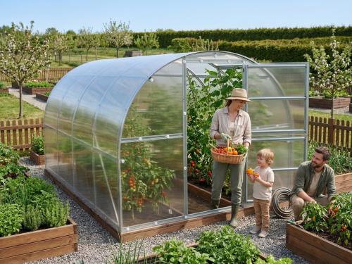 üvegház LANITPLAST KYKLOP2 3x4 m PC 4 mm