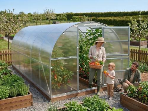 üvegház LANITPLAST KYKLOP2 3x6 m PC 4 mm