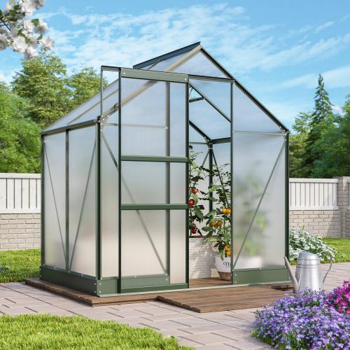 üvegház VITAVIA APOLLO 2500 PC 4 mm zöld színű