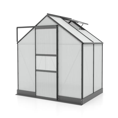 üvegház VITAVIA APOLLO 2500 PC 4 mm fekete színű