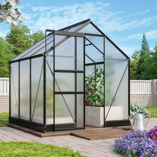 skleník VITAVIA APOLLO 3800 PC 4 mm čierny