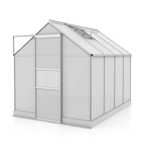 skleník VITAVIA APOLLO 5000 PC 4 mm strieborný