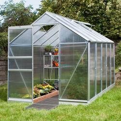 skleník VITAVIA APOLLO 6200 PC 6 mm strieborný