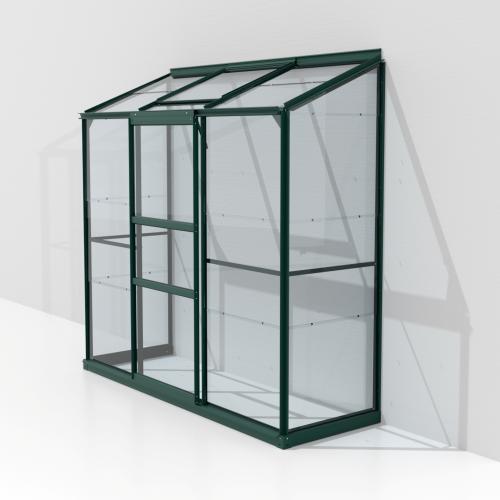 skleník VITAVIA IDA 1300 číre sklo 3 mm zelený