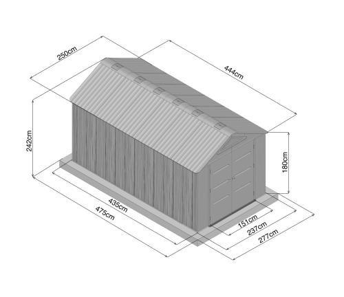 műanyag ház a kertbe LANITPLAST MONTANA 814