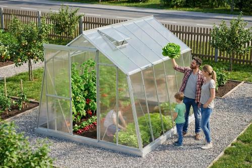 üvegház LANITPLAST LIMES Viva V7/3 2,47x3 m PC 6 mm