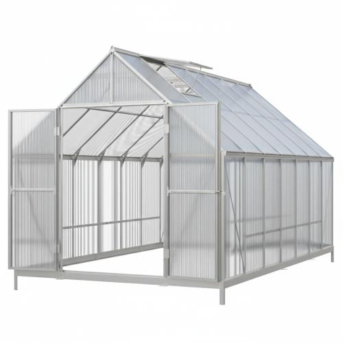 üvegház LANITPLAST SARANA 8x14 PC 4 mm ezüst színű