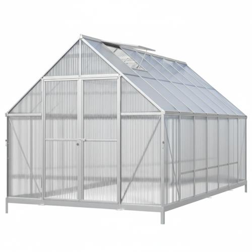 üvegház LANITPLAST SARANA 8x14 PC 4 mm ezüst színű