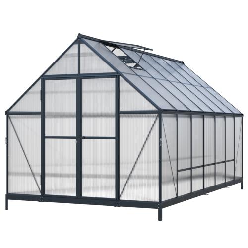 üvegház LANITPLAST SARANA 8x14 PC 4 mm fekete színű