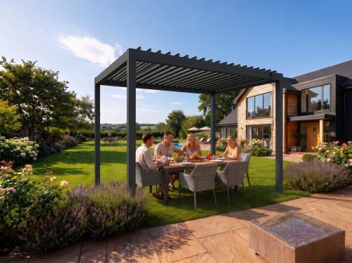 bioklimatikus pergola LANITPLAST ALUGARDEN 3x3 m