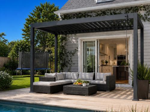 bioklimatikus pergola LANITPLAST ALUGARDEN 3x3 m