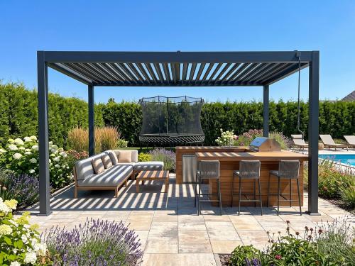 bioklimatikus pergola LANITPLAST ALUGARDEN 4x3 m