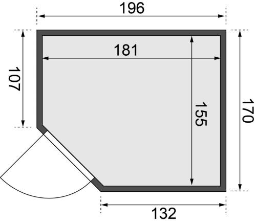 finn szauna KARIBU SIIRIN (85603)