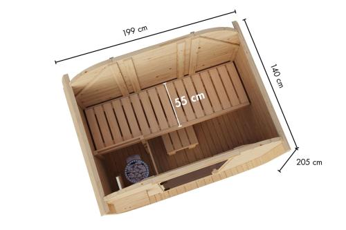 finn szauna KARIBU QUADRO 0 (66626)