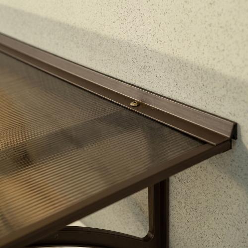 bejárati előtető LANITPLAST LARUS 120/85 barna