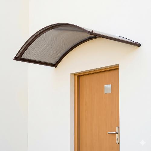bejárati előtető LANITPLAST TOPAZ 130/70 barna