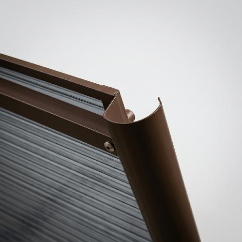 bejárati előtető LANITPLAST TOPAZ 130/70 barna